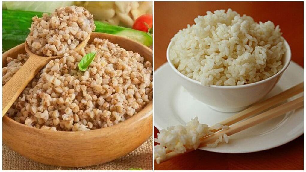 Buckwheat and rice diets for arthritis