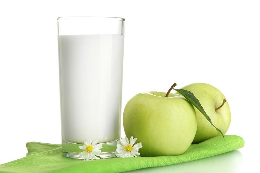 kefir and apples for weight loss