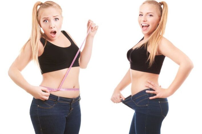 Full and lose weight girl