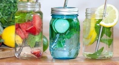 try drinking diet menu for 7 days